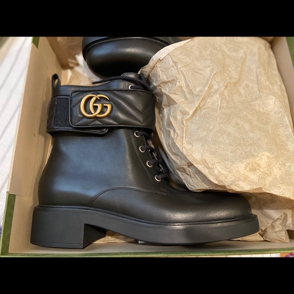 *** BRAND NEW Gucci Matelasse Strap Bootie - Picture 3 of 9